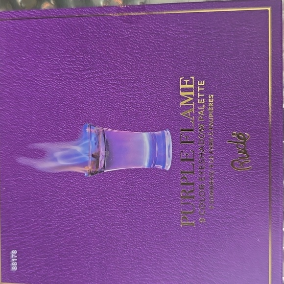 RUDE Purple Flame Eyeshadow Palette - Bold Hues - Picture 3 of 4